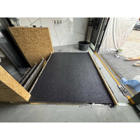 Steinteppich Epoxidharz Set Innen & Außen (ca. 28kg / 2-2,5m²) | Bianco Carrara | 25kg 2-4mm Marmorkies + 3L, 2K Epoxidharz Bindemittel | Für Balkon, Terrasse, Treppen, Garage