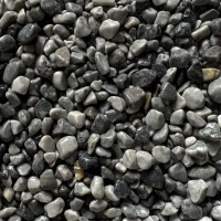 Steinteppich Epoxidharz Set Innen & Außen (ca. 28kg / 2-2,5m²) | Grigio Bardiglio | 25kg 2-4mm Marmorkies + 3L, 2K Epoxidharz Bindemittel | Für Balkon, Terrasse, Treppen, Garage