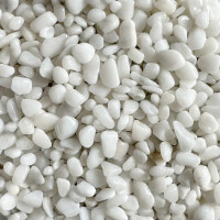 Steinteppich Epoxidharz Set Innen & Außen (ca. 224kg / 16-20m²) | Bianco Carrara | 200kg 2-4mm Marmorkies + 24L, 2K Epoxidharz Bindemittel | Für Balkon, Terrasse, Treppen, Garage