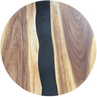 Epoxidharz Tischplatte River Table Rund  gallery